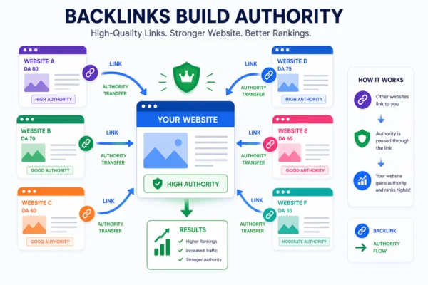 high quality backlinks Backlink structure example in SEO