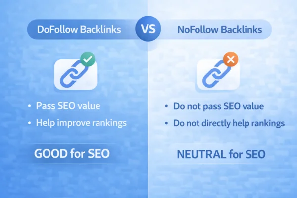 dofollow vs nofollow backlinks comparison