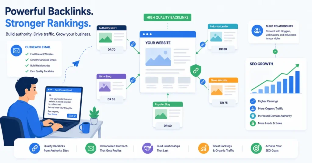 how to get backlinks for SEO illustration