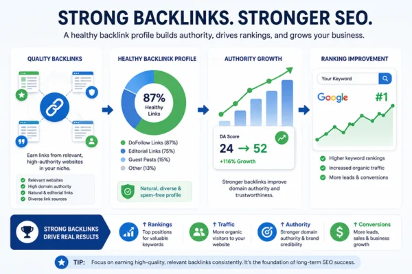 healthy backlink profile SEO