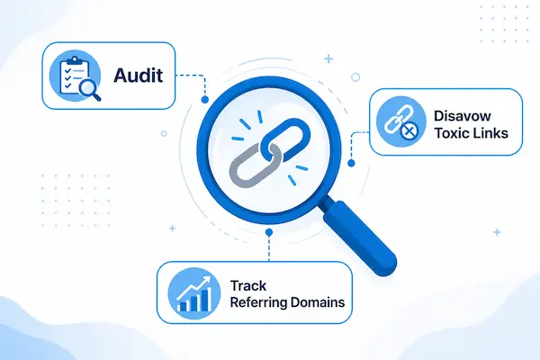 Auditing backlinks to support long-term Domain Authority growth
